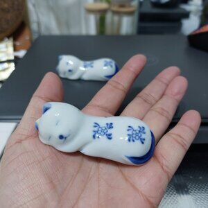 Cutie CAT Ceramic Chopstick Rests Hold Beautiful Cute Decor Practical